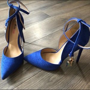 Just Fab Blue Pumps 7.5